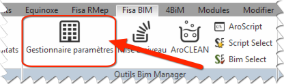 gestionnaire de paramètres